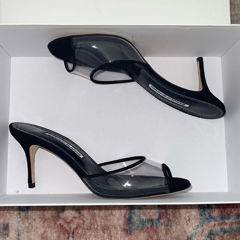 ‼️$775 MANOLO HEELS‼️NEW‼️STEAL🤑🤑 - Picture 4 of 10